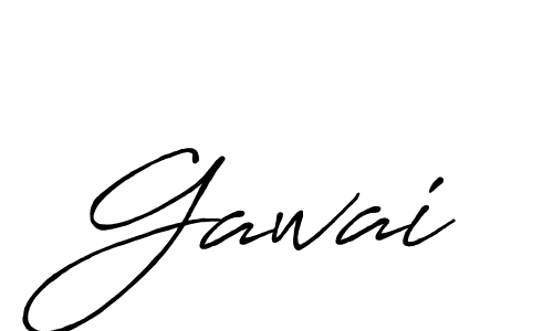 Make a beautiful signature design for name Gawai. With this signature (Antro_Vectra_Bolder) style, you can create a handwritten signature for free. Gawai signature style 7 images and pictures png