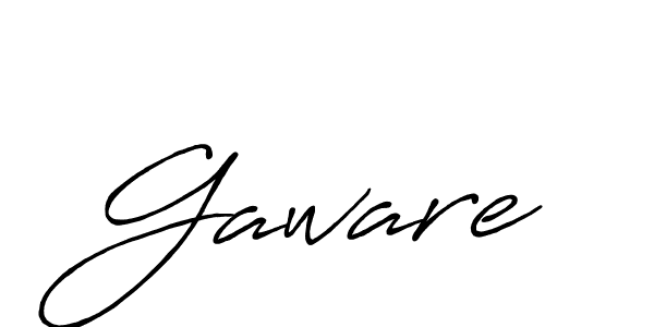 Also we have Gaware name is the best signature style. Create professional handwritten signature collection using Antro_Vectra_Bolder autograph style. Gaware signature style 7 images and pictures png