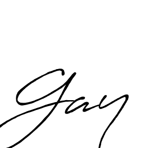 Gay stylish signature style. Best Handwritten Sign (Antro_Vectra_Bolder) for my name. Handwritten Signature Collection Ideas for my name Gay. Gay signature style 7 images and pictures png