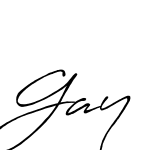 Make a beautiful signature design for name Gay. With this signature (Antro_Vectra_Bolder) style, you can create a handwritten signature for free. Gay signature style 7 images and pictures png