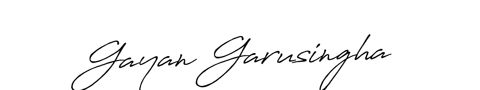Similarly Antro_Vectra_Bolder is the best handwritten signature design. Signature creator online .You can use it as an online autograph creator for name Gayan Garusingha. Gayan Garusingha signature style 7 images and pictures png