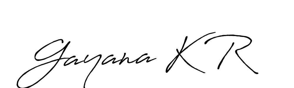 How to Draw Gayana K R signature style? Antro_Vectra_Bolder is a latest design signature styles for name Gayana K R. Gayana K R signature style 7 images and pictures png