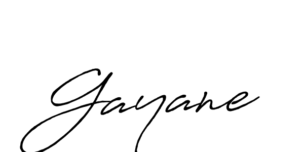 Create a beautiful signature design for name Gayane. With this signature (Antro_Vectra_Bolder) fonts, you can make a handwritten signature for free. Gayane signature style 7 images and pictures png