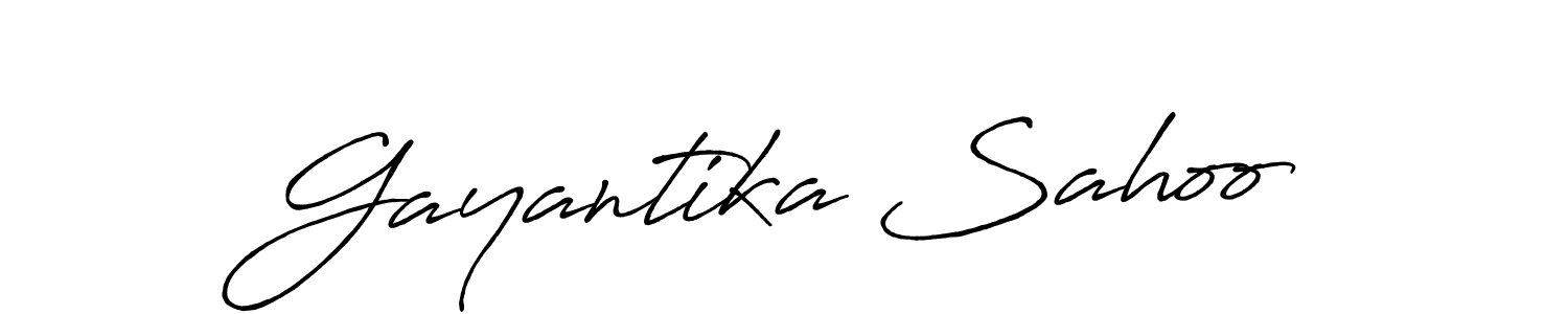 Make a beautiful signature design for name Gayantika Sahoo. Use this online signature maker to create a handwritten signature for free. Gayantika Sahoo signature style 7 images and pictures png