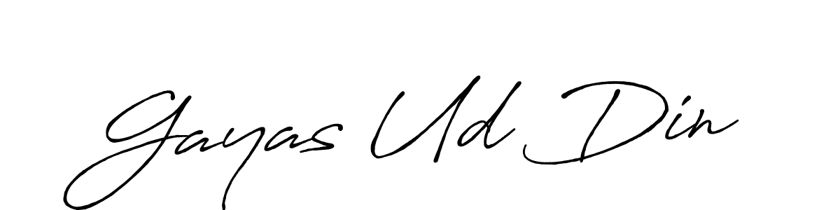 Gayas Ud Din stylish signature style. Best Handwritten Sign (Antro_Vectra_Bolder) for my name. Handwritten Signature Collection Ideas for my name Gayas Ud Din. Gayas Ud Din signature style 7 images and pictures png