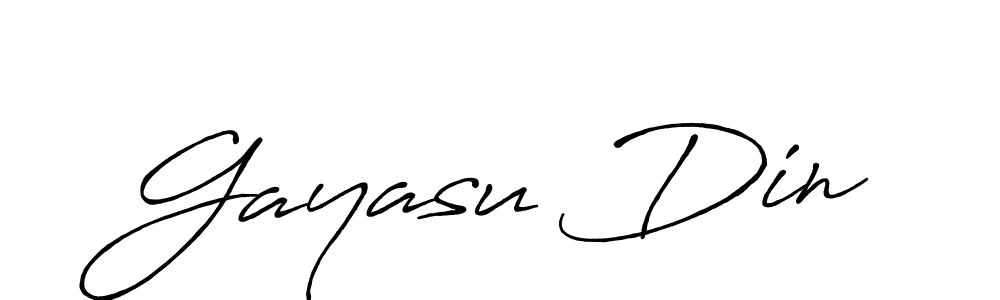 if you are searching for the best signature style for your name Gayasu Din. so please give up your signature search. here we have designed multiple signature styles  using Antro_Vectra_Bolder. Gayasu Din signature style 7 images and pictures png