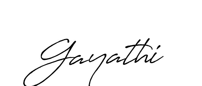 Also we have Gayathi name is the best signature style. Create professional handwritten signature collection using Antro_Vectra_Bolder autograph style. Gayathi signature style 7 images and pictures png