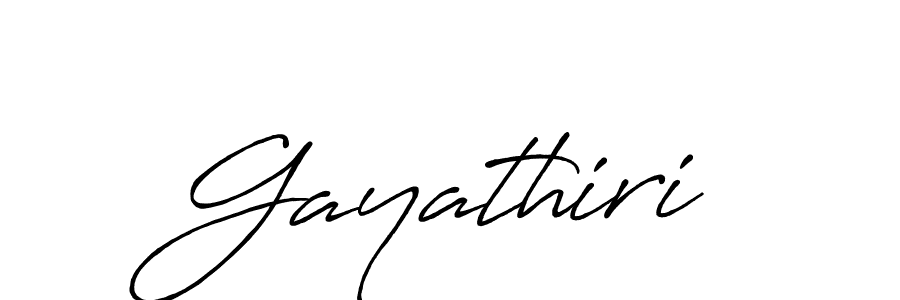 Gayathiri stylish signature style. Best Handwritten Sign (Antro_Vectra_Bolder) for my name. Handwritten Signature Collection Ideas for my name Gayathiri. Gayathiri signature style 7 images and pictures png