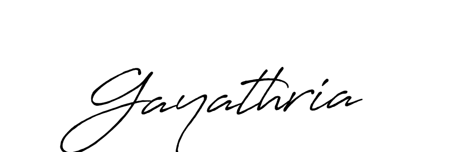 Make a beautiful signature design for name Gayathria. With this signature (Antro_Vectra_Bolder) style, you can create a handwritten signature for free. Gayathria signature style 7 images and pictures png