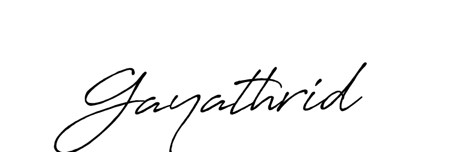 Make a beautiful signature design for name Gayathrid. With this signature (Antro_Vectra_Bolder) style, you can create a handwritten signature for free. Gayathrid signature style 7 images and pictures png