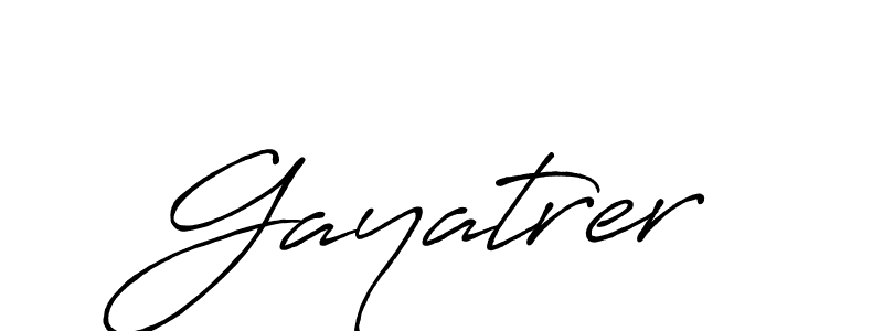 It looks lik you need a new signature style for name Gayatrer. Design unique handwritten (Antro_Vectra_Bolder) signature with our free signature maker in just a few clicks. Gayatrer signature style 7 images and pictures png