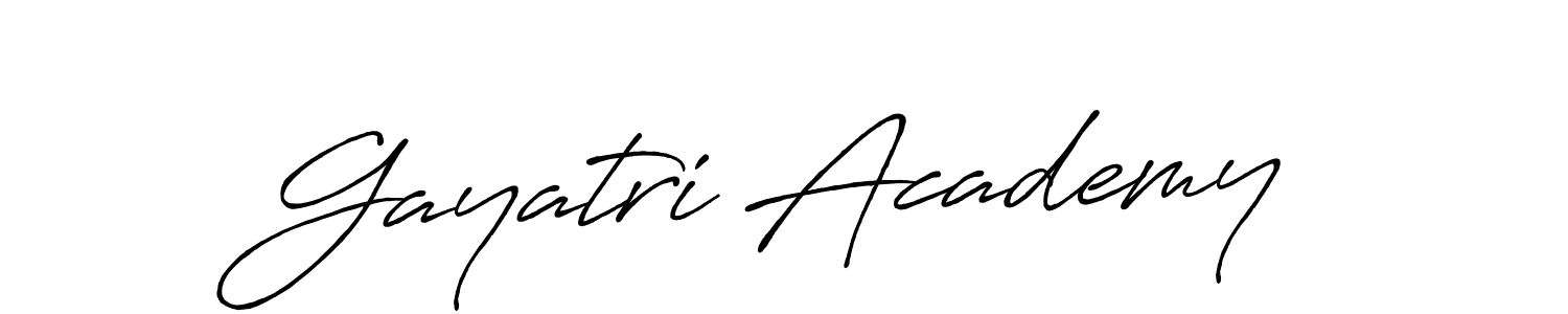 You should practise on your own different ways (Antro_Vectra_Bolder) to write your name (Gayatri Academy) in signature. don't let someone else do it for you. Gayatri Academy signature style 7 images and pictures png
