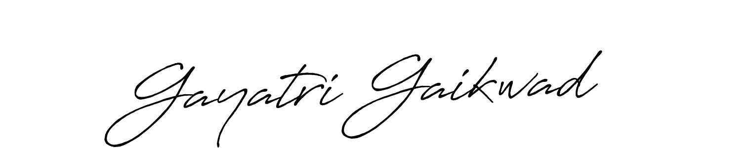 Use a signature maker to create a handwritten signature online. With this signature software, you can design (Antro_Vectra_Bolder) your own signature for name Gayatri Gaikwad. Gayatri Gaikwad signature style 7 images and pictures png