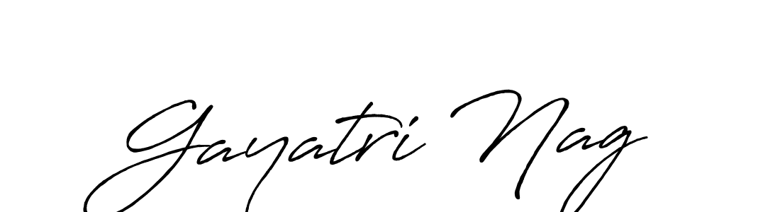 Antro_Vectra_Bolder is a professional signature style that is perfect for those who want to add a touch of class to their signature. It is also a great choice for those who want to make their signature more unique. Get Gayatri Nag name to fancy signature for free. Gayatri Nag signature style 7 images and pictures png