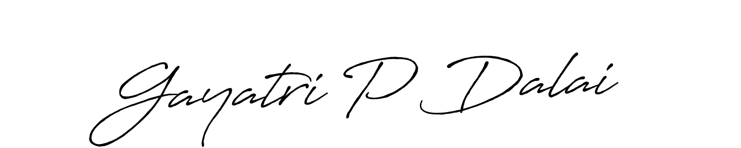 Also You can easily find your signature by using the search form. We will create Gayatri P Dalai name handwritten signature images for you free of cost using Antro_Vectra_Bolder sign style. Gayatri P Dalai signature style 7 images and pictures png