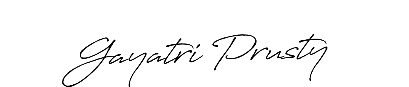 You should practise on your own different ways (Antro_Vectra_Bolder) to write your name (Gayatri Prusty) in signature. don't let someone else do it for you. Gayatri Prusty signature style 7 images and pictures png