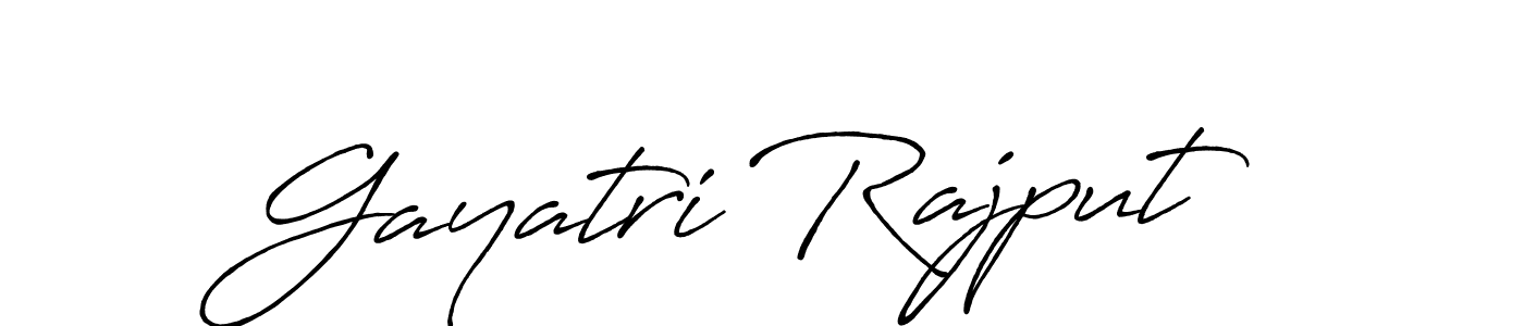 It looks lik you need a new signature style for name Gayatri Rajput. Design unique handwritten (Antro_Vectra_Bolder) signature with our free signature maker in just a few clicks. Gayatri Rajput signature style 7 images and pictures png