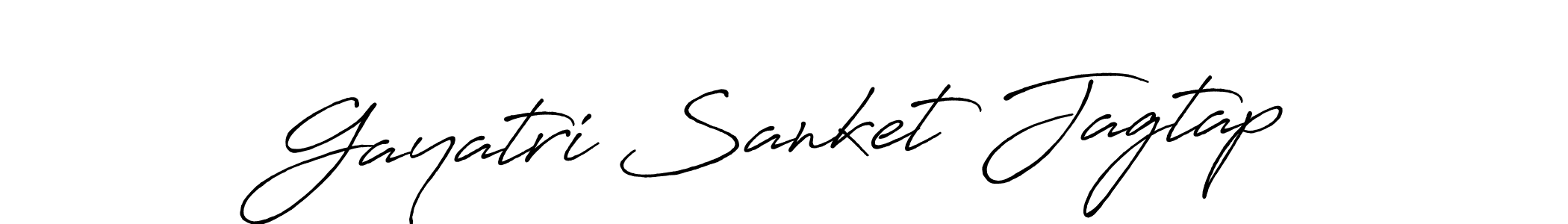 The best way (Antro_Vectra_Bolder) to make a short signature is to pick only two or three words in your name. The name Gayatri Sanket Jagtap include a total of six letters. For converting this name. Gayatri Sanket Jagtap signature style 7 images and pictures png