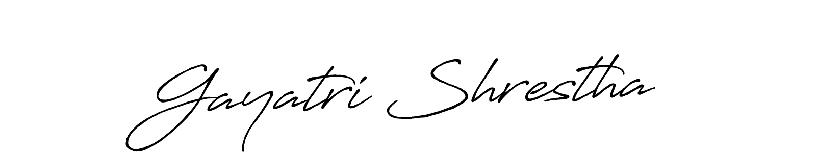 The best way (Antro_Vectra_Bolder) to make a short signature is to pick only two or three words in your name. The name Gayatri Shrestha include a total of six letters. For converting this name. Gayatri Shrestha signature style 7 images and pictures png