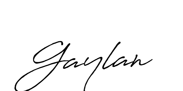 How to make Gaylan name signature. Use Antro_Vectra_Bolder style for creating short signs online. This is the latest handwritten sign. Gaylan signature style 7 images and pictures png