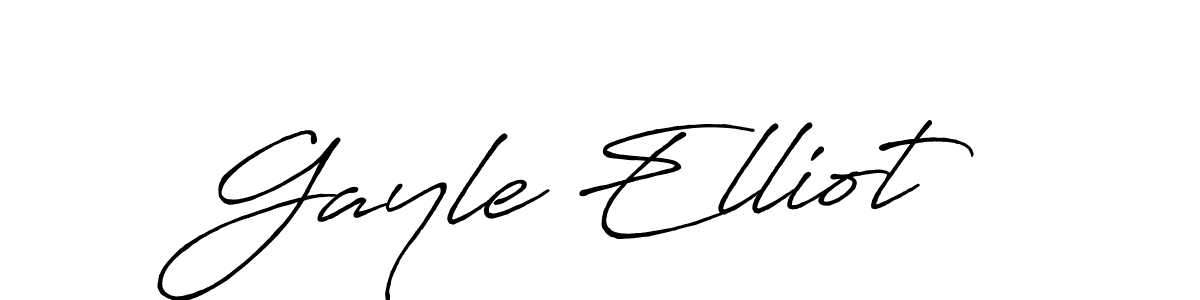 Similarly Antro_Vectra_Bolder is the best handwritten signature design. Signature creator online .You can use it as an online autograph creator for name Gayle Elliot. Gayle Elliot signature style 7 images and pictures png