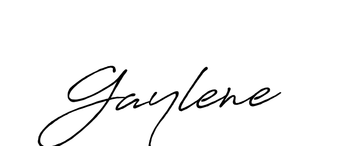 Gaylene stylish signature style. Best Handwritten Sign (Antro_Vectra_Bolder) for my name. Handwritten Signature Collection Ideas for my name Gaylene. Gaylene signature style 7 images and pictures png