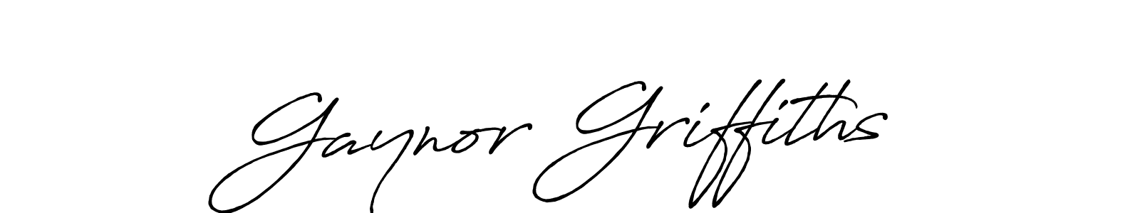 Antro_Vectra_Bolder is a professional signature style that is perfect for those who want to add a touch of class to their signature. It is also a great choice for those who want to make their signature more unique. Get Gaynor Griffiths name to fancy signature for free. Gaynor Griffiths signature style 7 images and pictures png