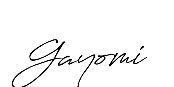 if you are searching for the best signature style for your name Gayomi. so please give up your signature search. here we have designed multiple signature styles  using Antro_Vectra_Bolder. Gayomi signature style 7 images and pictures png