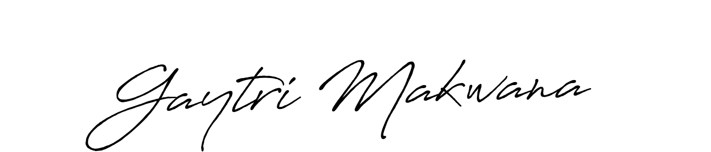 It looks lik you need a new signature style for name Gaytri Makwana. Design unique handwritten (Antro_Vectra_Bolder) signature with our free signature maker in just a few clicks. Gaytri Makwana signature style 7 images and pictures png