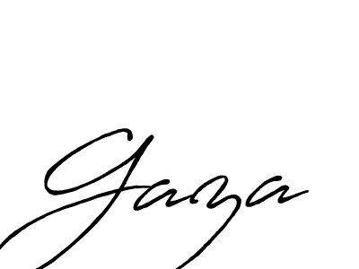Gaza stylish signature style. Best Handwritten Sign (Antro_Vectra_Bolder) for my name. Handwritten Signature Collection Ideas for my name Gaza. Gaza signature style 7 images and pictures png