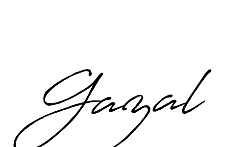 You should practise on your own different ways (Antro_Vectra_Bolder) to write your name (Gazal) in signature. don't let someone else do it for you. Gazal signature style 7 images and pictures png
