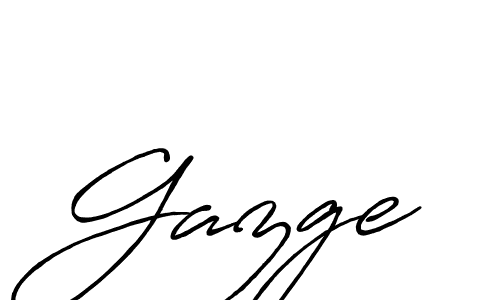 Also we have Gazge name is the best signature style. Create professional handwritten signature collection using Antro_Vectra_Bolder autograph style. Gazge signature style 7 images and pictures png