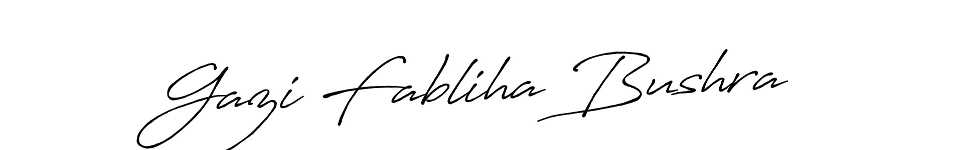 Once you've used our free online signature maker to create your best signature Antro_Vectra_Bolder style, it's time to enjoy all of the benefits that Gazi Fabliha Bushra name signing documents. Gazi Fabliha Bushra signature style 7 images and pictures png