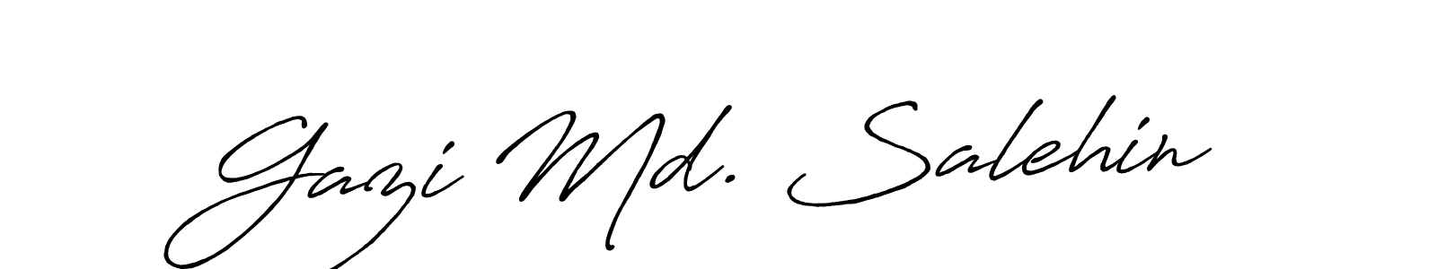 You can use this online signature creator to create a handwritten signature for the name Gazi Md. Salehin. This is the best online autograph maker. Gazi Md. Salehin signature style 7 images and pictures png