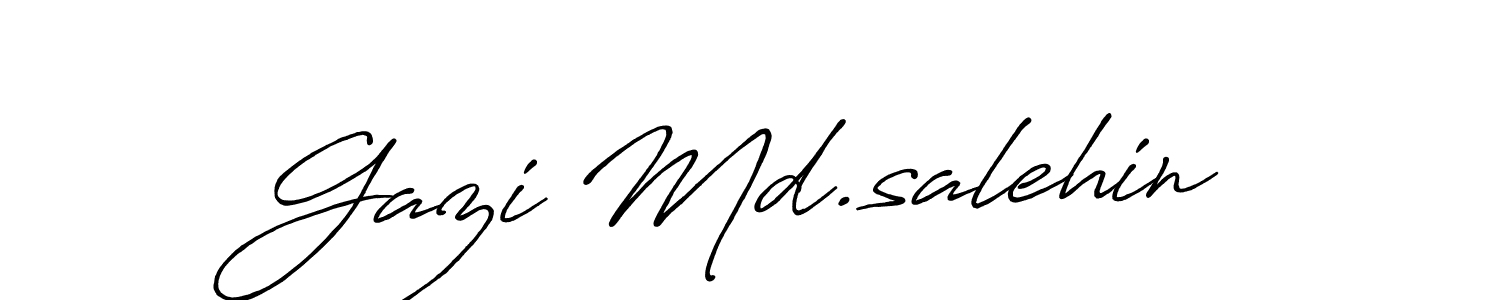 if you are searching for the best signature style for your name Gazi Md.salehin. so please give up your signature search. here we have designed multiple signature styles  using Antro_Vectra_Bolder. Gazi Md.salehin signature style 7 images and pictures png