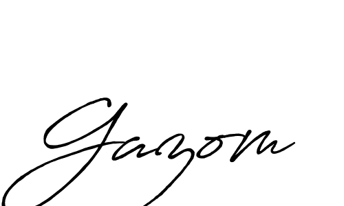 Similarly Antro_Vectra_Bolder is the best handwritten signature design. Signature creator online .You can use it as an online autograph creator for name Gazom. Gazom signature style 7 images and pictures png