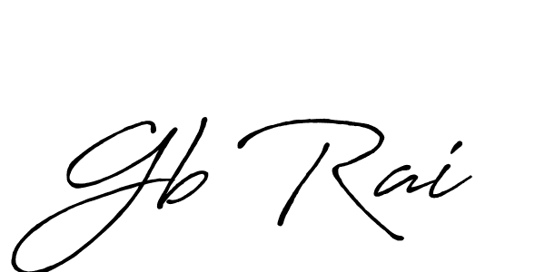 Once you've used our free online signature maker to create your best signature Antro_Vectra_Bolder style, it's time to enjoy all of the benefits that Gb Rai name signing documents. Gb Rai signature style 7 images and pictures png