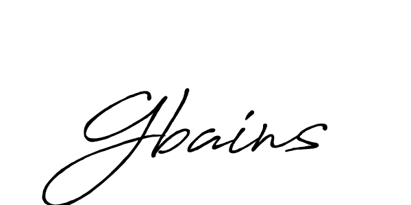 Once you've used our free online signature maker to create your best signature Antro_Vectra_Bolder style, it's time to enjoy all of the benefits that Gbains name signing documents. Gbains signature style 7 images and pictures png