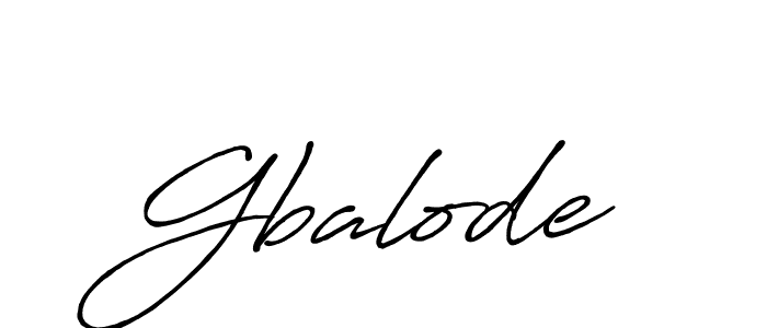 How to make Gbalode name signature. Use Antro_Vectra_Bolder style for creating short signs online. This is the latest handwritten sign. Gbalode signature style 7 images and pictures png