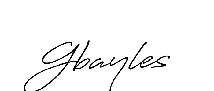Use a signature maker to create a handwritten signature online. With this signature software, you can design (Antro_Vectra_Bolder) your own signature for name Gbayles. Gbayles signature style 7 images and pictures png