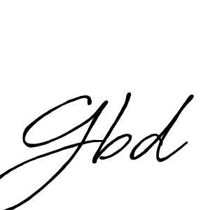 Use a signature maker to create a handwritten signature online. With this signature software, you can design (Antro_Vectra_Bolder) your own signature for name Gbd. Gbd signature style 7 images and pictures png