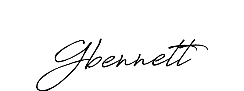 Also we have Gbennett name is the best signature style. Create professional handwritten signature collection using Antro_Vectra_Bolder autograph style. Gbennett signature style 7 images and pictures png