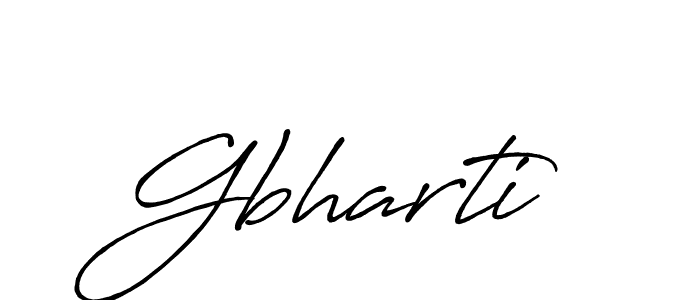 Design your own signature with our free online signature maker. With this signature software, you can create a handwritten (Antro_Vectra_Bolder) signature for name Gbharti. Gbharti signature style 7 images and pictures png