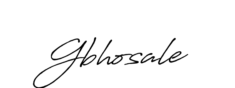 Best and Professional Signature Style for Gbhosale. Antro_Vectra_Bolder Best Signature Style Collection. Gbhosale signature style 7 images and pictures png