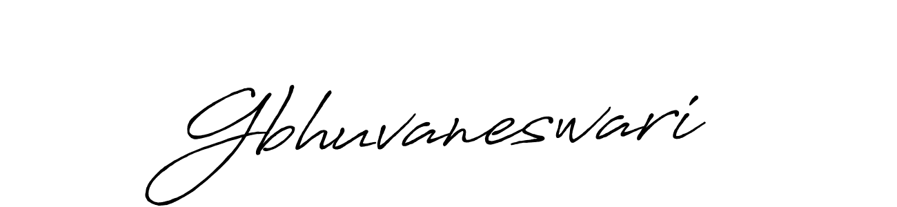 Use a signature maker to create a handwritten signature online. With this signature software, you can design (Antro_Vectra_Bolder) your own signature for name Gbhuvaneswari. Gbhuvaneswari signature style 7 images and pictures png
