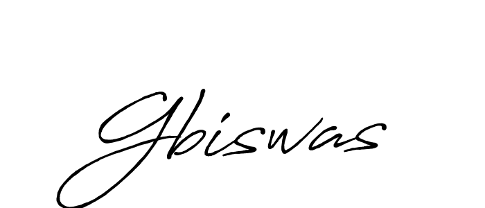 Use a signature maker to create a handwritten signature online. With this signature software, you can design (Antro_Vectra_Bolder) your own signature for name Gbiswas. Gbiswas signature style 7 images and pictures png