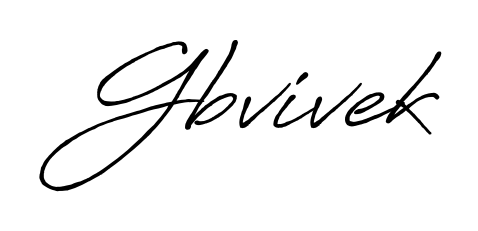 Make a beautiful signature design for name Gbvivek. With this signature (Antro_Vectra_Bolder) style, you can create a handwritten signature for free. Gbvivek signature style 7 images and pictures png