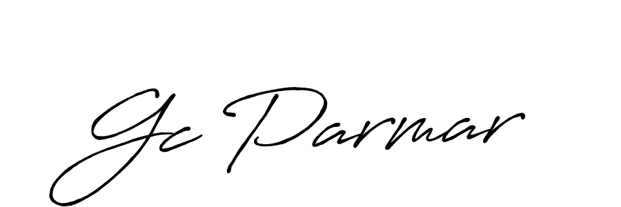 Make a beautiful signature design for name Gc Parmar. Use this online signature maker to create a handwritten signature for free. Gc Parmar signature style 7 images and pictures png