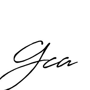 You should practise on your own different ways (Antro_Vectra_Bolder) to write your name (Gca) in signature. don't let someone else do it for you. Gca signature style 7 images and pictures png