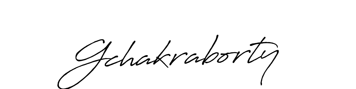 It looks lik you need a new signature style for name Gchakraborty. Design unique handwritten (Antro_Vectra_Bolder) signature with our free signature maker in just a few clicks. Gchakraborty signature style 7 images and pictures png